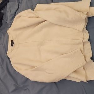 Top Shop boxy sweater with side zippers size 4